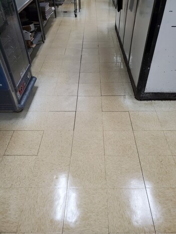 Commercial floor stripping in Big Rock by Yanez Building Services