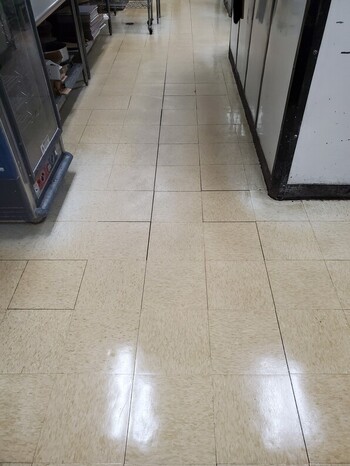 Commercial floor stripping in Virgil by Yanez Building Services